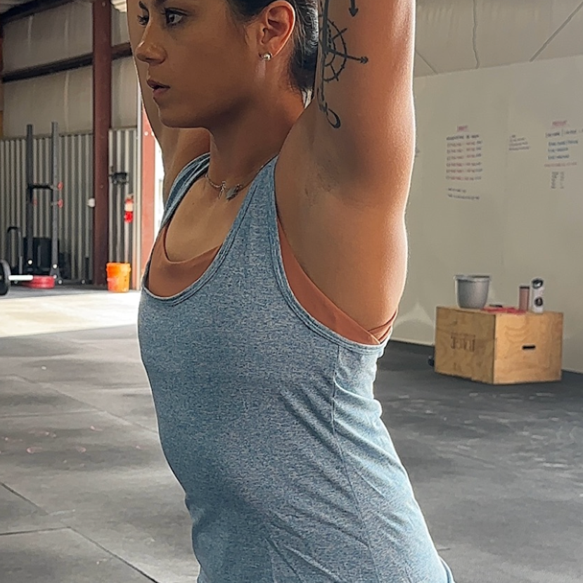 Go-To Racerback Tank - Light Blue